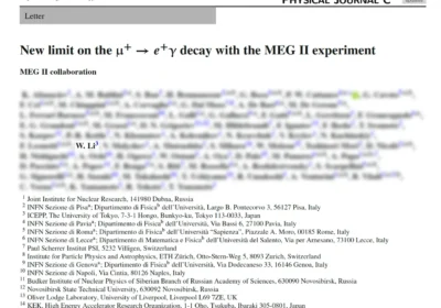 「現在のミューイーガンマ崩壊探索の世界記録となっている論文には自分の名前が入っています（英語での表記はW.Li）。何十人もの研究者が協力して一つの結果を出しています」